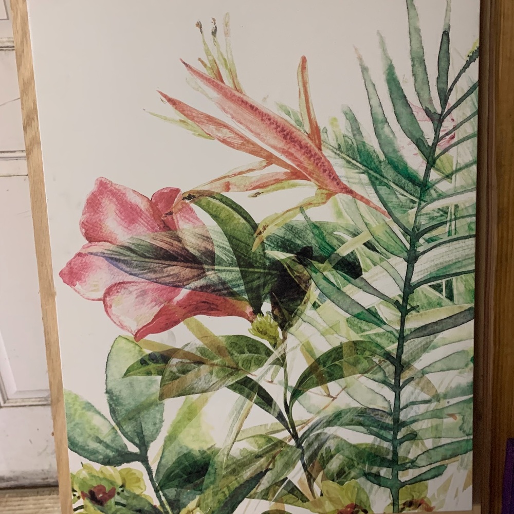 Beautiful floral canvas